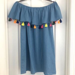 Forever 21 // NWT Blue Tassel Dress